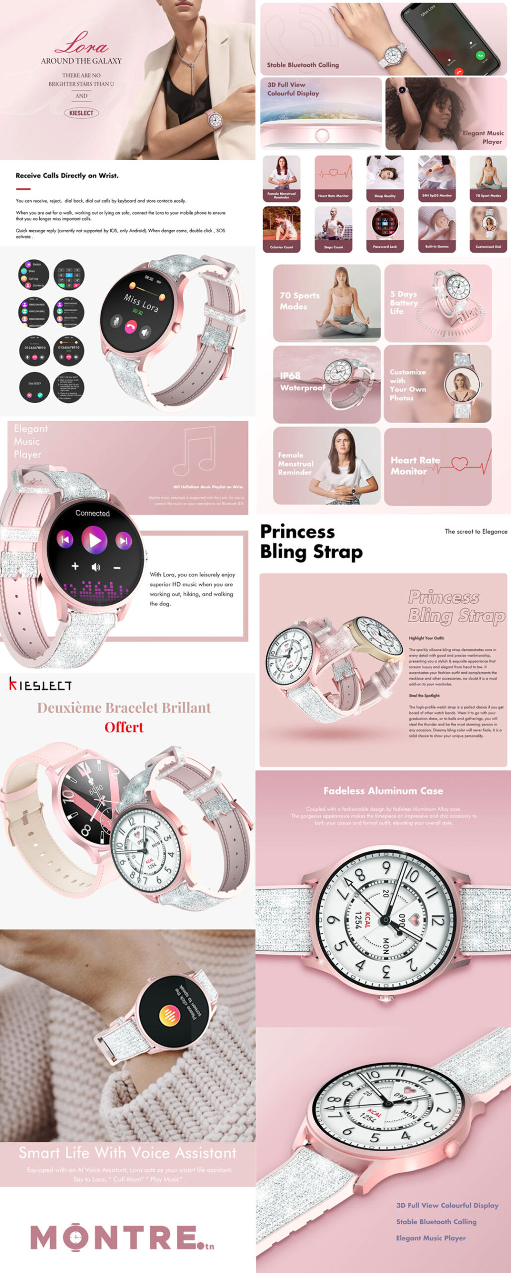 Kieslect Lady Smart watch Lora 1 1 Recupere scaled